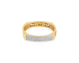 12MM DIAMOND TOULOUSE BANGLE 14KT