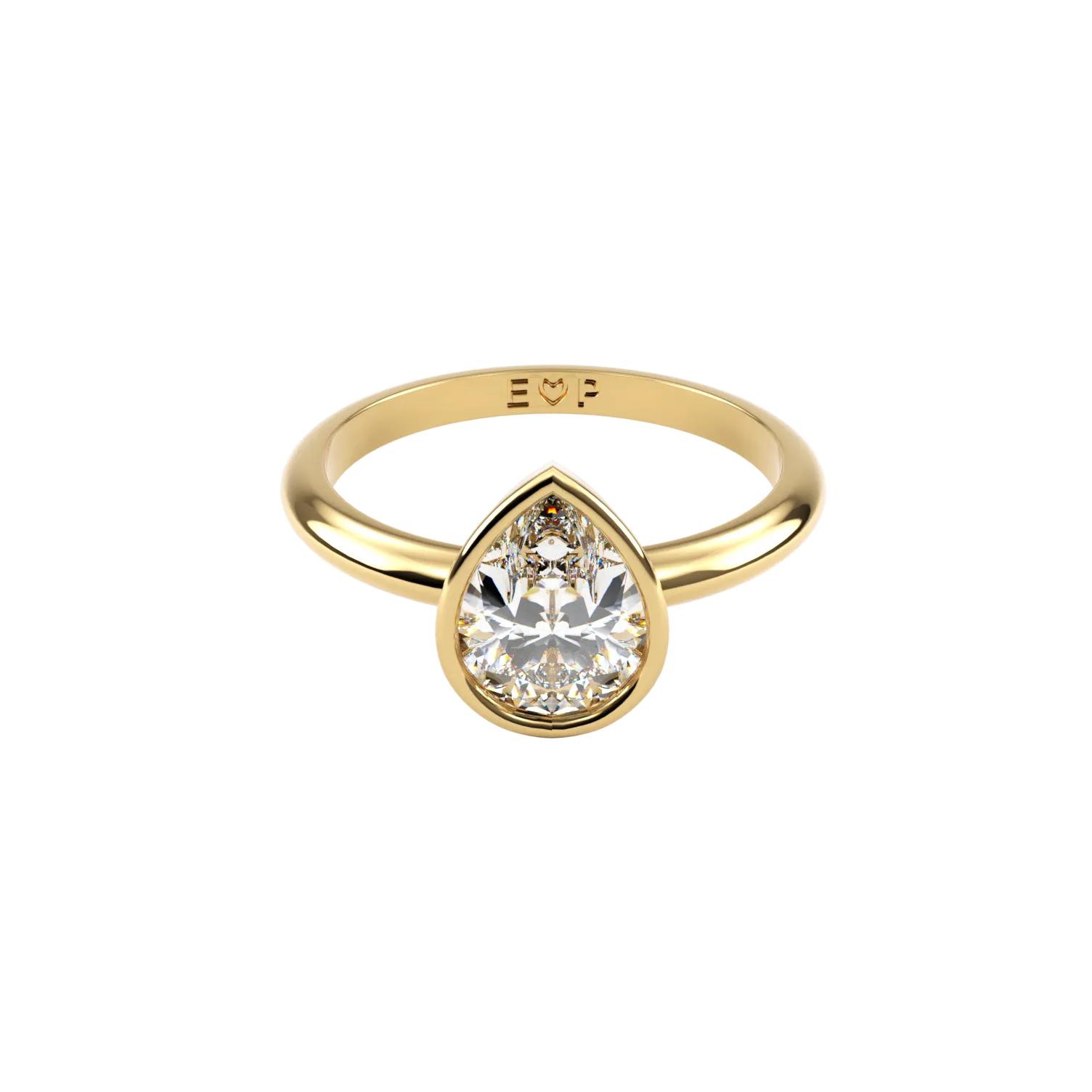 14k Fancy Shape Topaz Stackable Ring