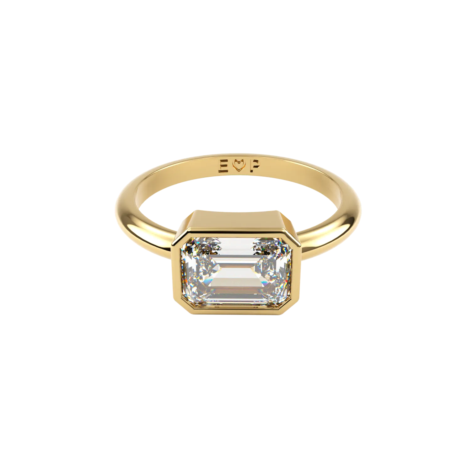 14k Fancy Shape Topaz Stackable Ring