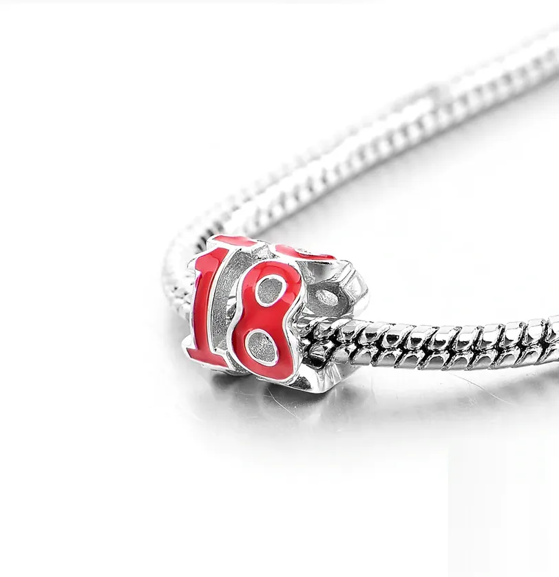 18 Years of Love Charm 925 Sterling Silver