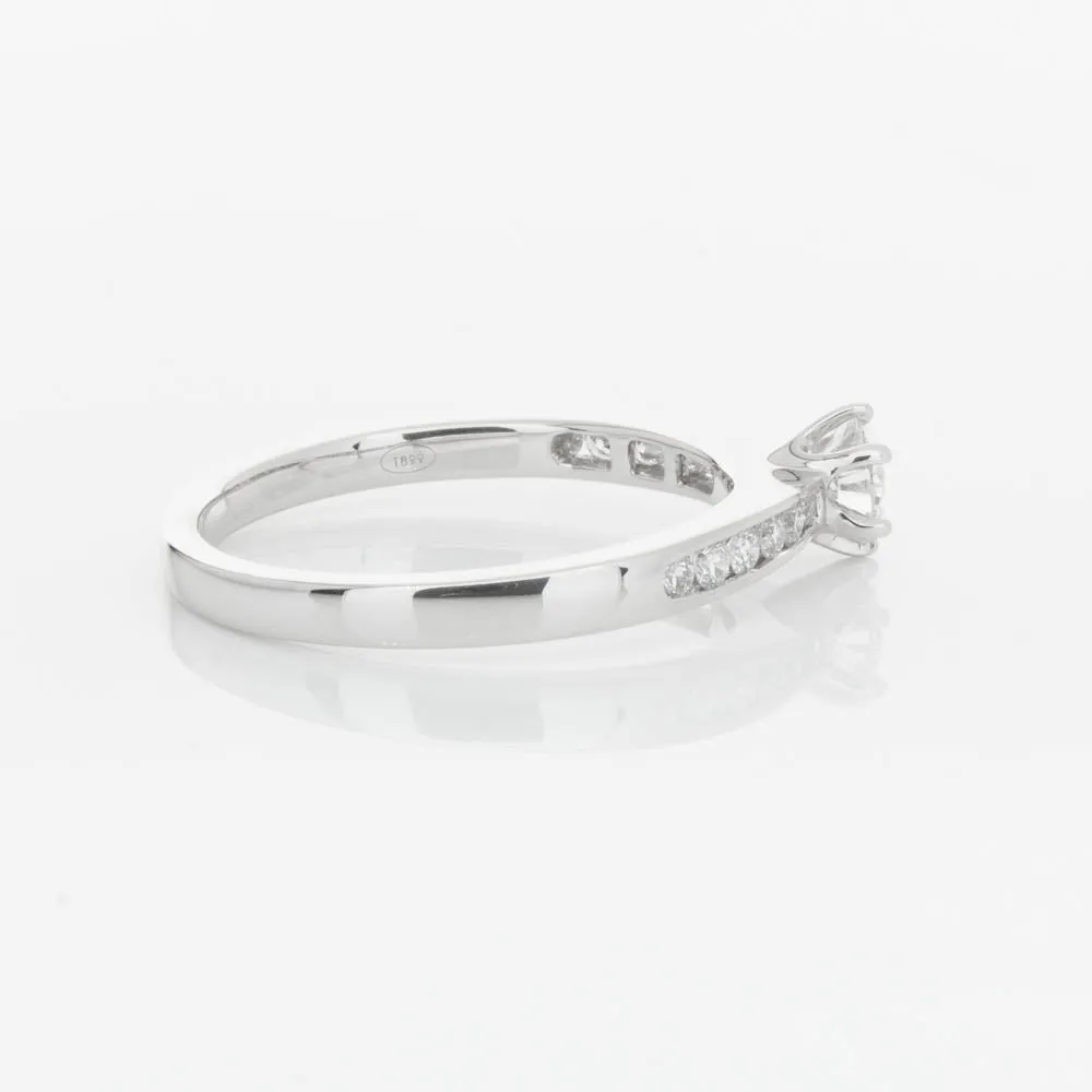 18ct White Gold .30ct Diamond Avalon Ring