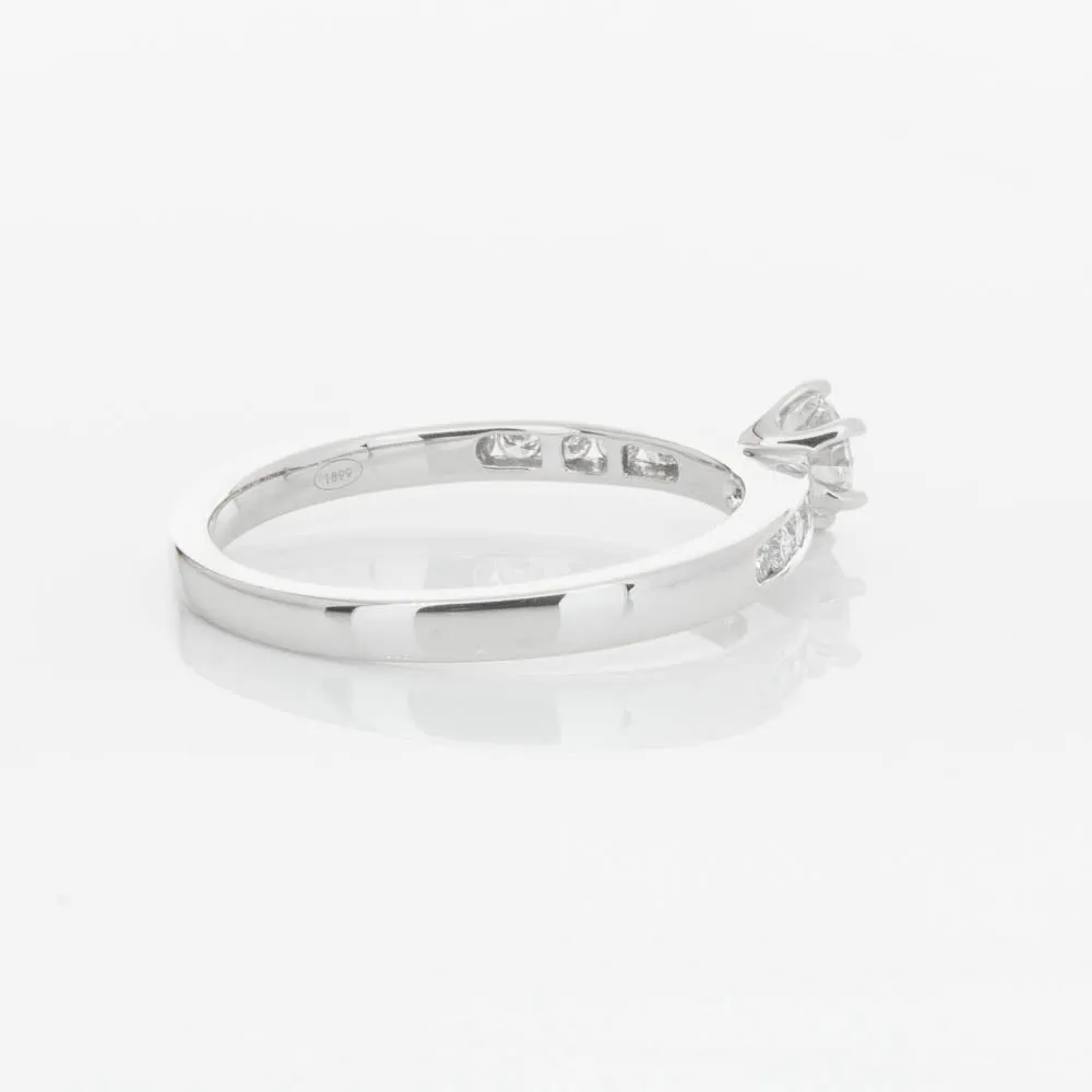 18ct White Gold .30ct Diamond Avalon Ring