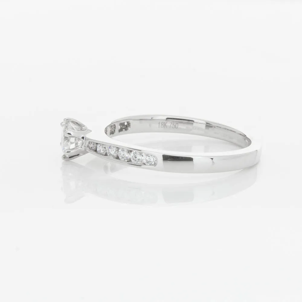 18ct White Gold .30ct Diamond Avalon Ring