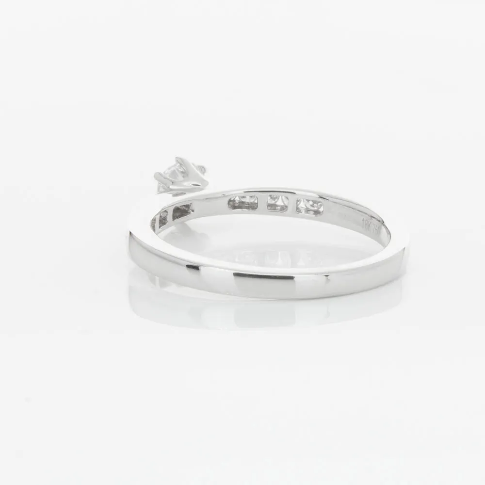 18ct White Gold .30ct Diamond Avalon Ring