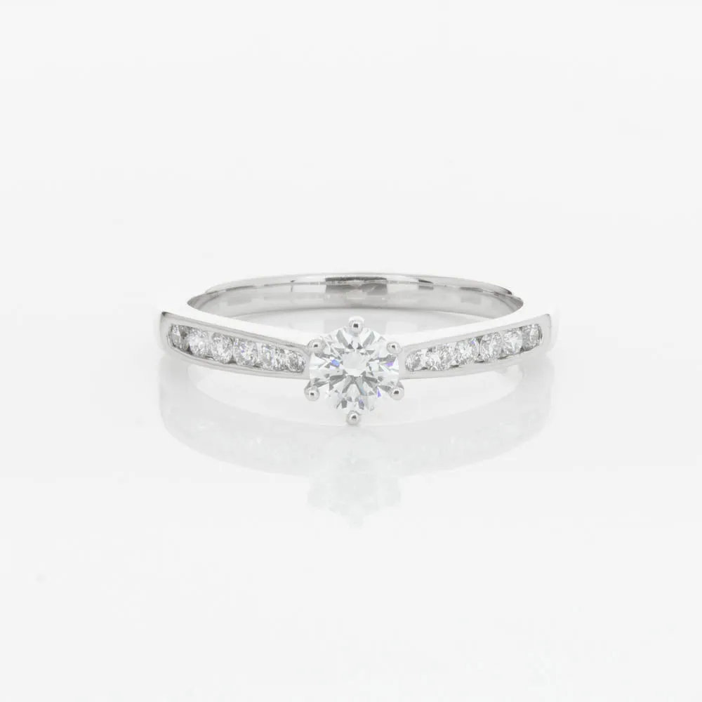 18ct White Gold .30ct Diamond Avalon Ring