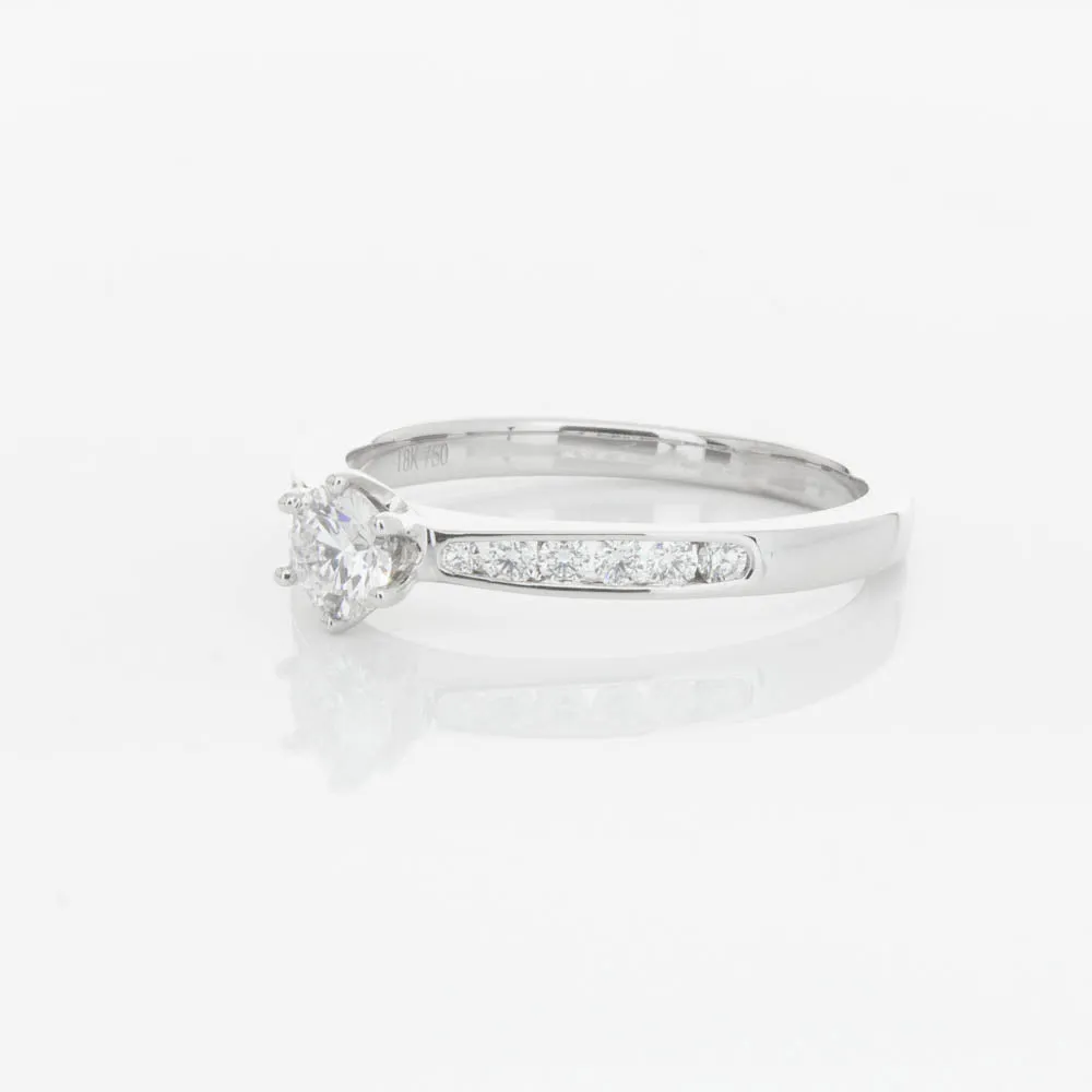 18ct White Gold .30ct Diamond Avalon Ring