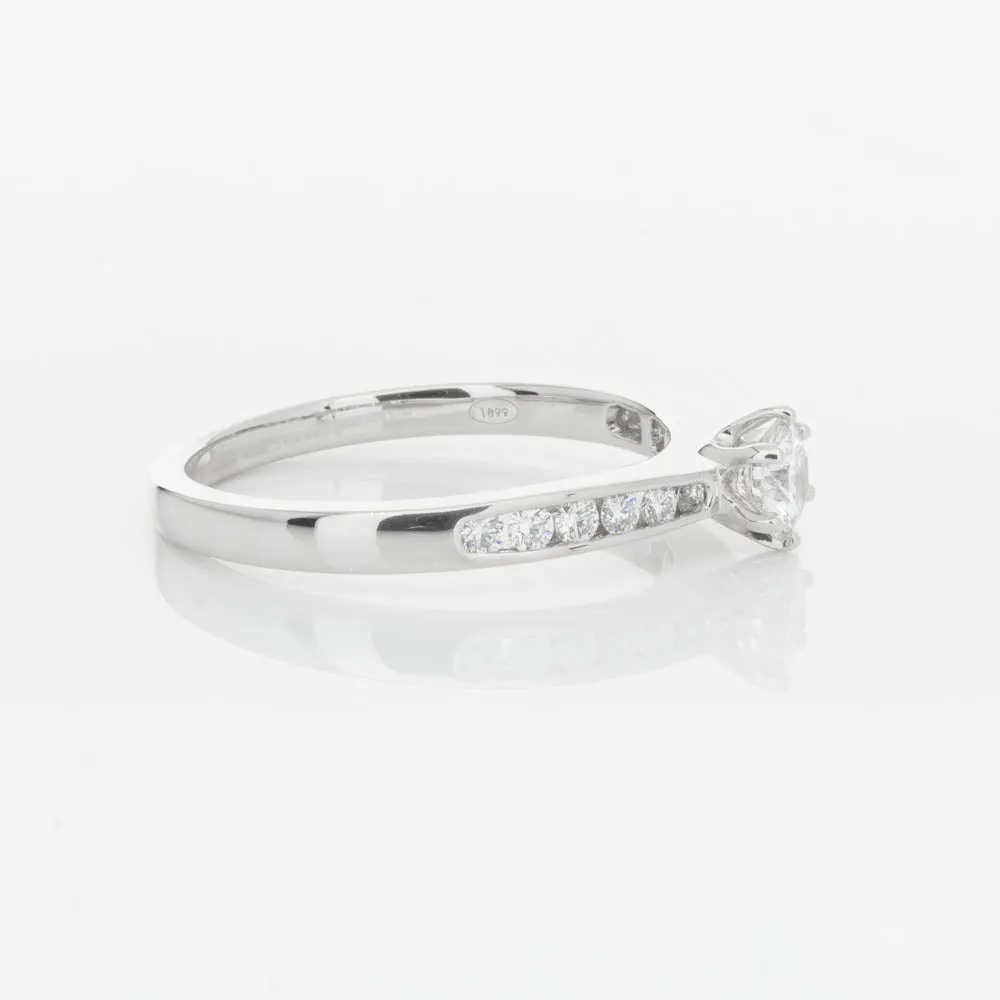 18ct White Gold .30ct Diamond Avalon Ring