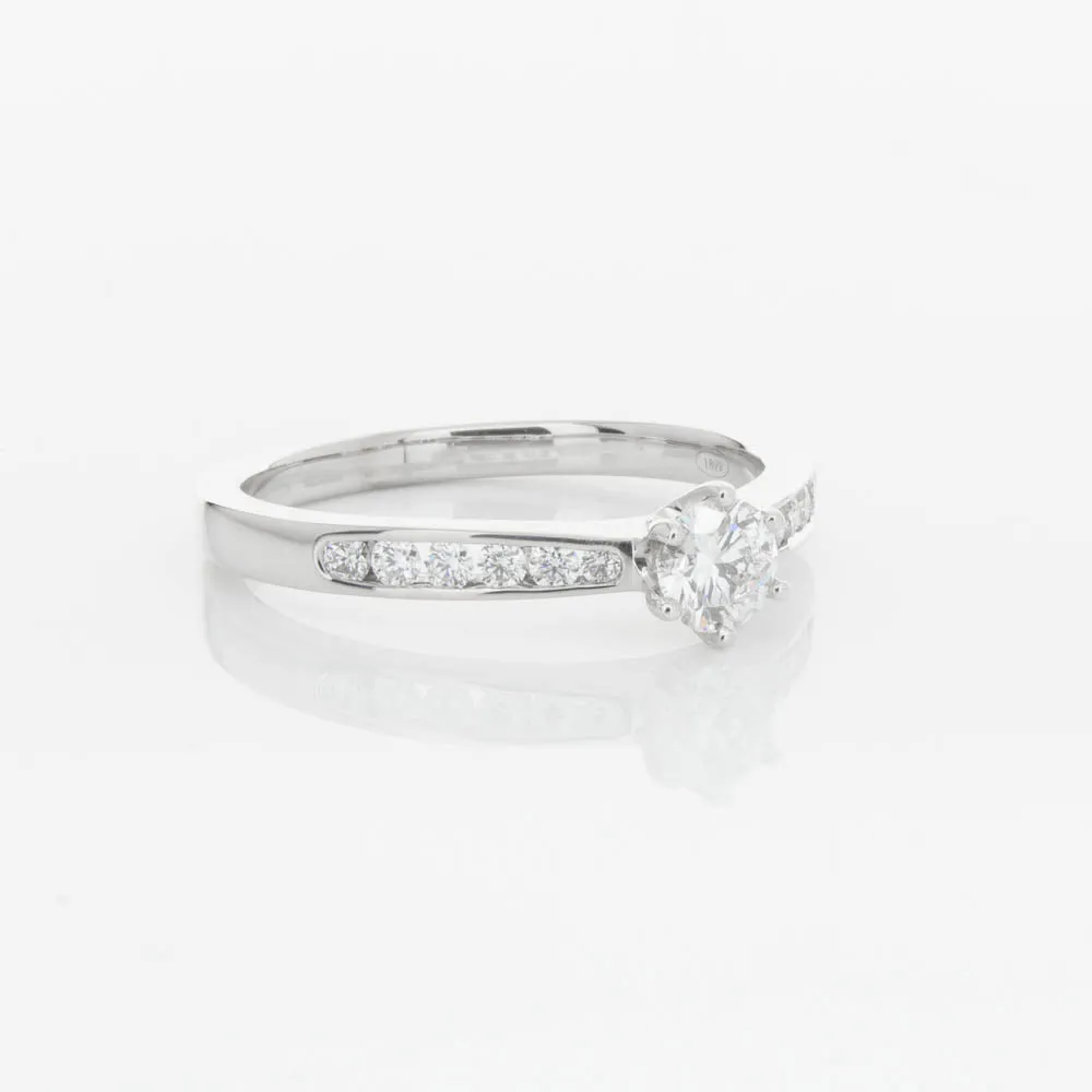 18ct White Gold .30ct Diamond Avalon Ring