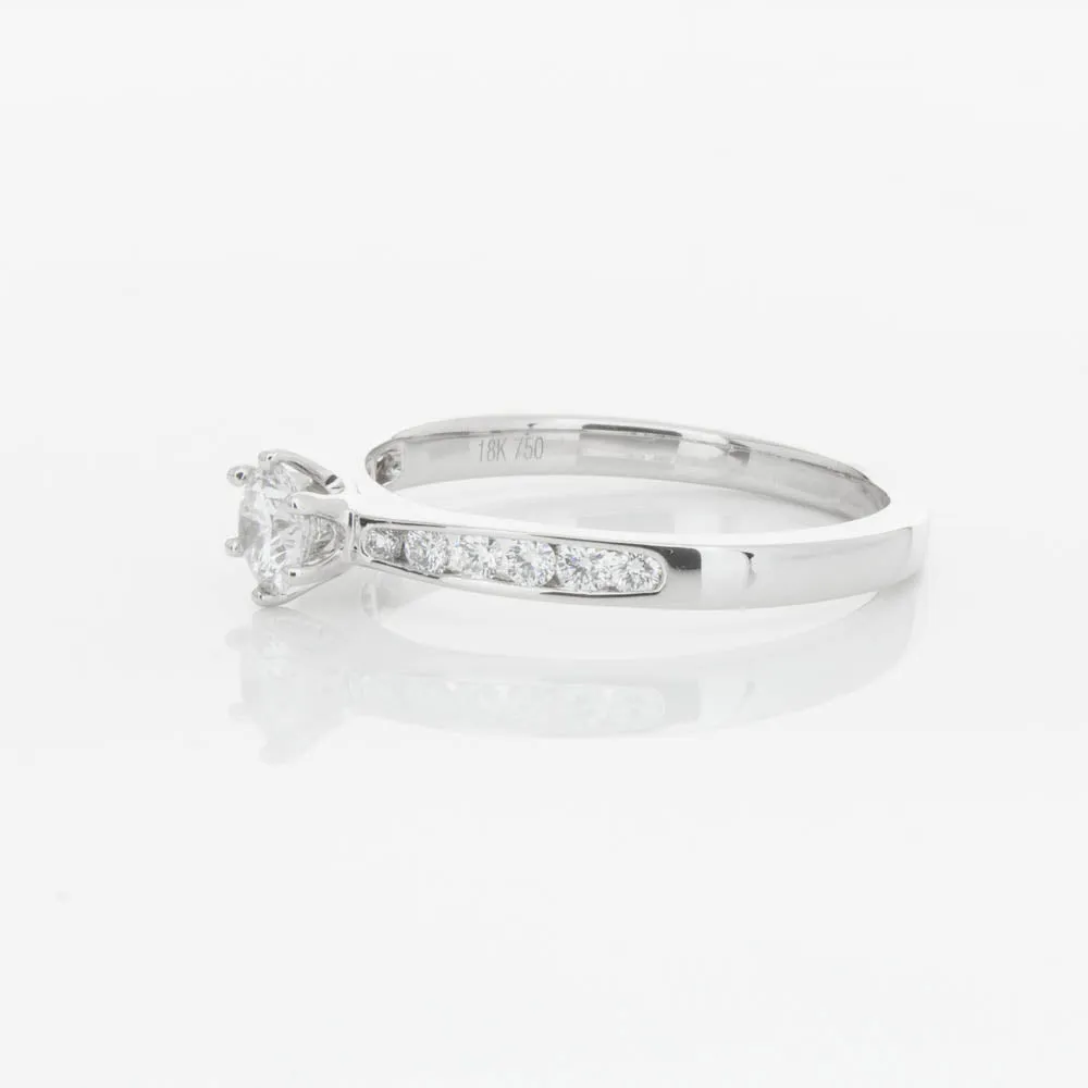 18ct White Gold .30ct Diamond Avalon Ring