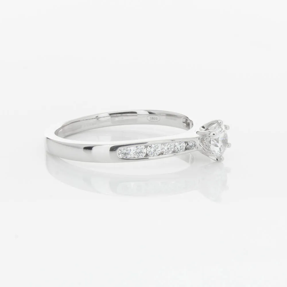 18ct White Gold .30ct Diamond Avalon Ring