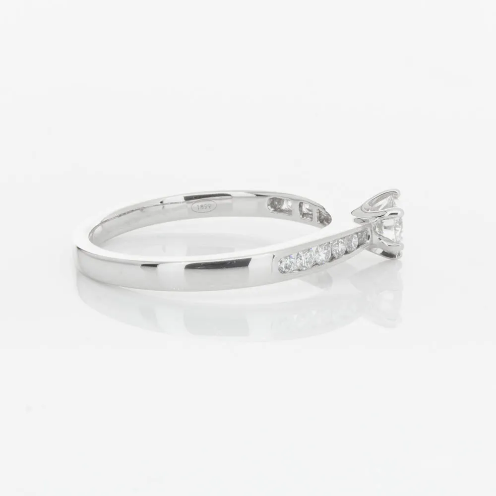 18ct White Gold .30ct Diamond Avalon Ring