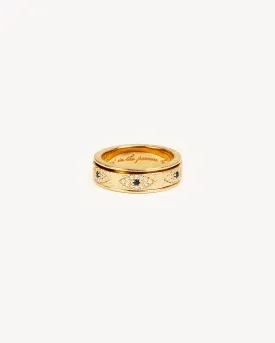 18k Gold Vermeil Trust Spinning Meditation Ring