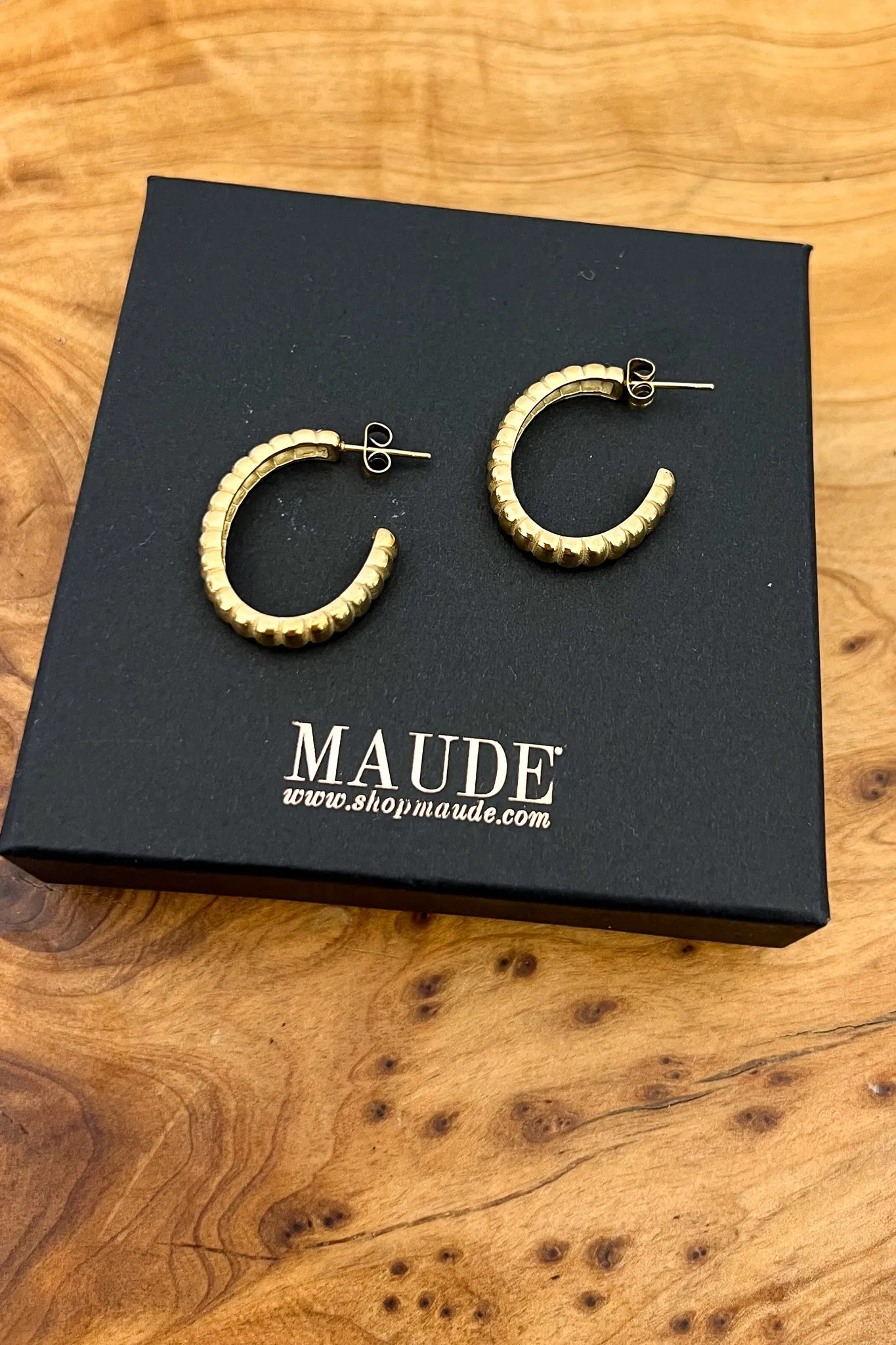 18K Sophie Half Hoop Earrings