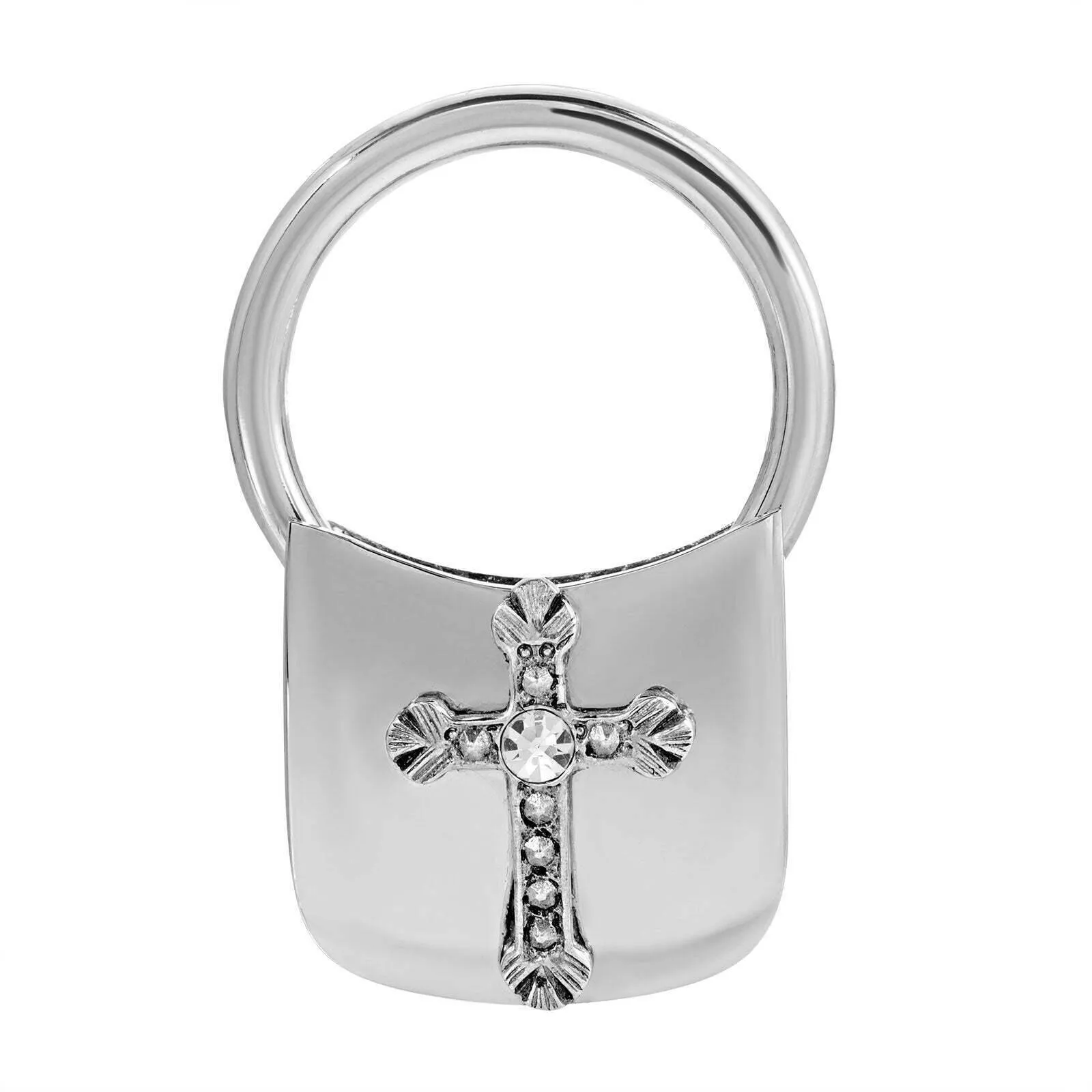 1928 Jewelry Crystal Cross Key Chain