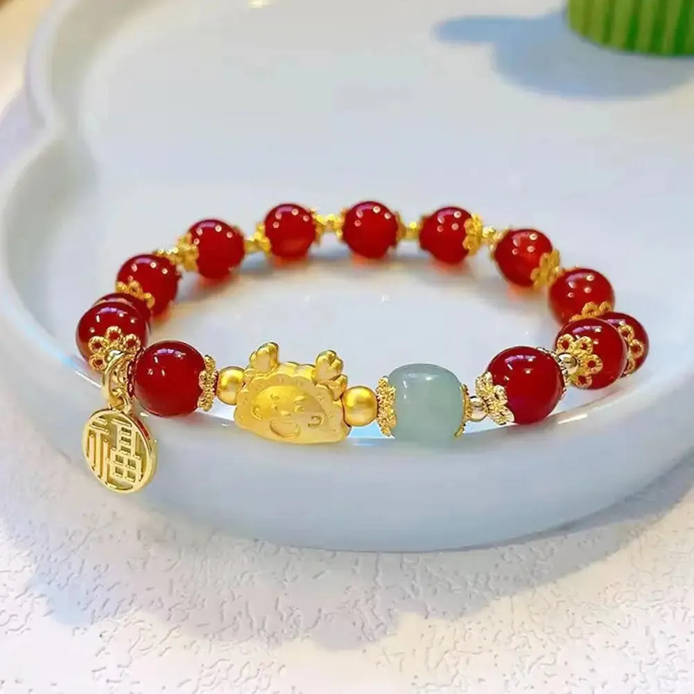 2024 Dragon Year power Beads Bracelet.