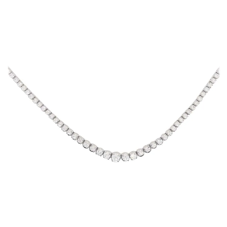 5 Carat Diamond Riviera Tennis Necklace