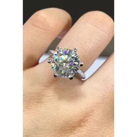 5 Carat  Moissanite 6-Prong Ring