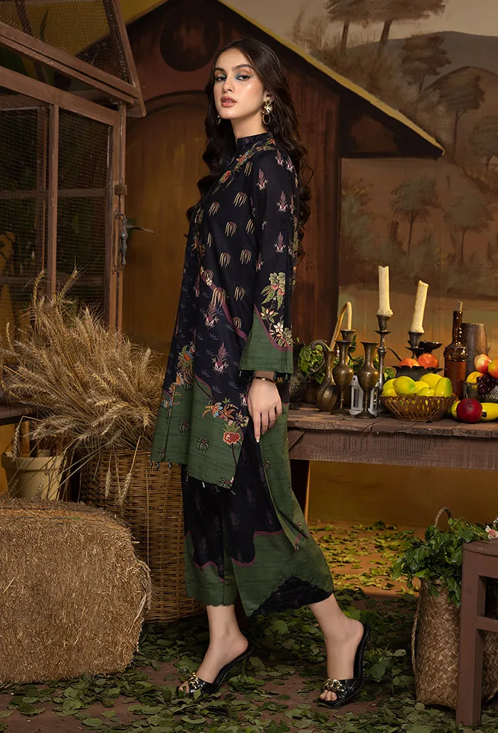 A La Mode by Humdum Unstitched Printed Lawn 2 Piece Suit AM-07