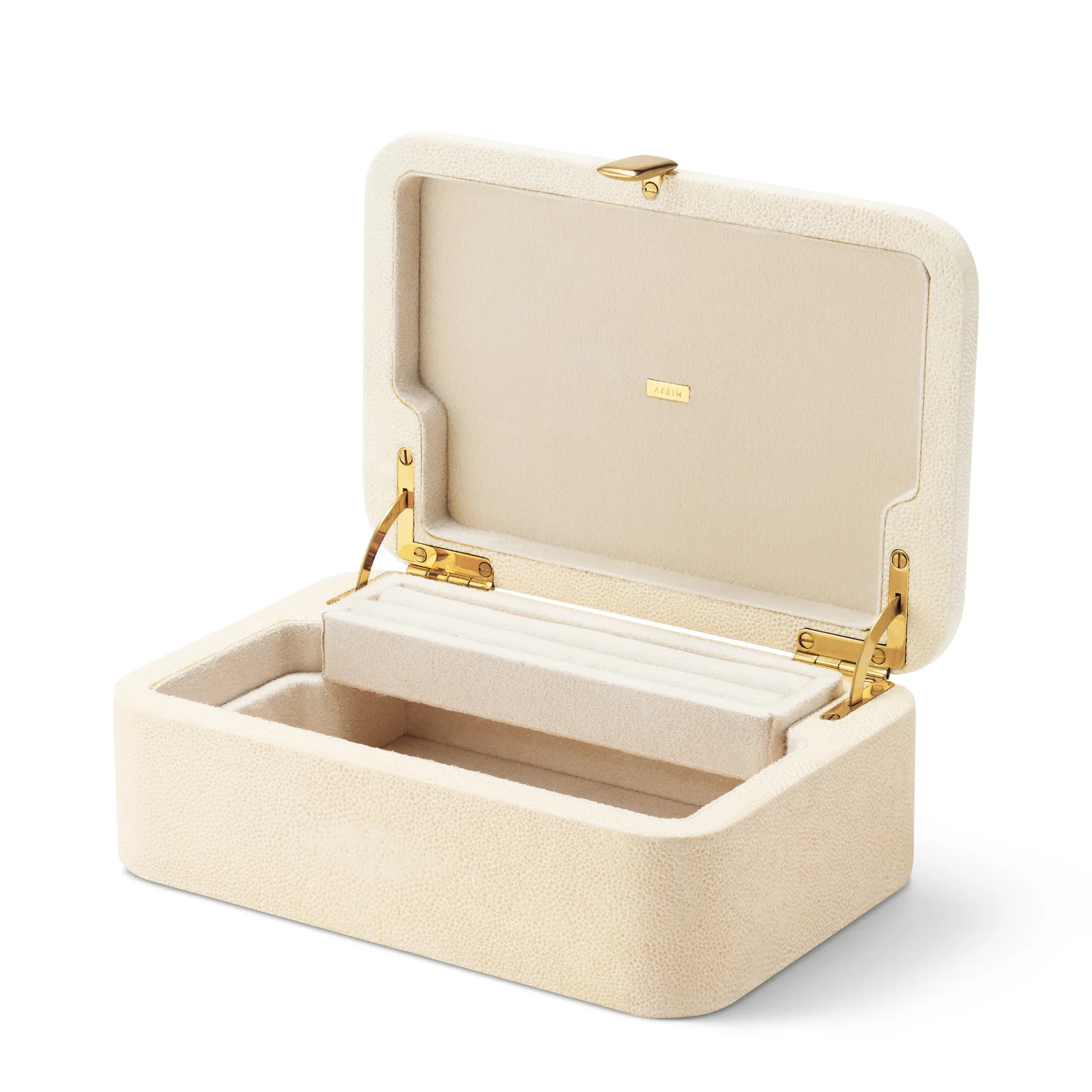 Abella Shagreen Jewelry Box