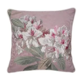 Adeline Embroidered Mauve Cushion