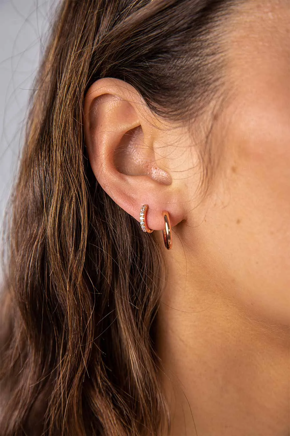 Allira Hoops Mini 18K Rose Gold Plated