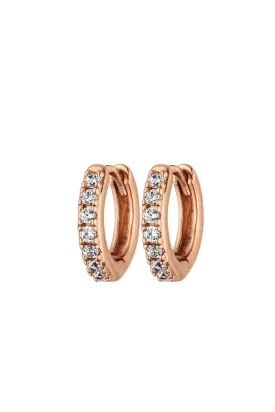 Allira Hoops Mini 18K Rose Gold Plated