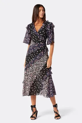 Ambroise Printed Cotton Midi Dress