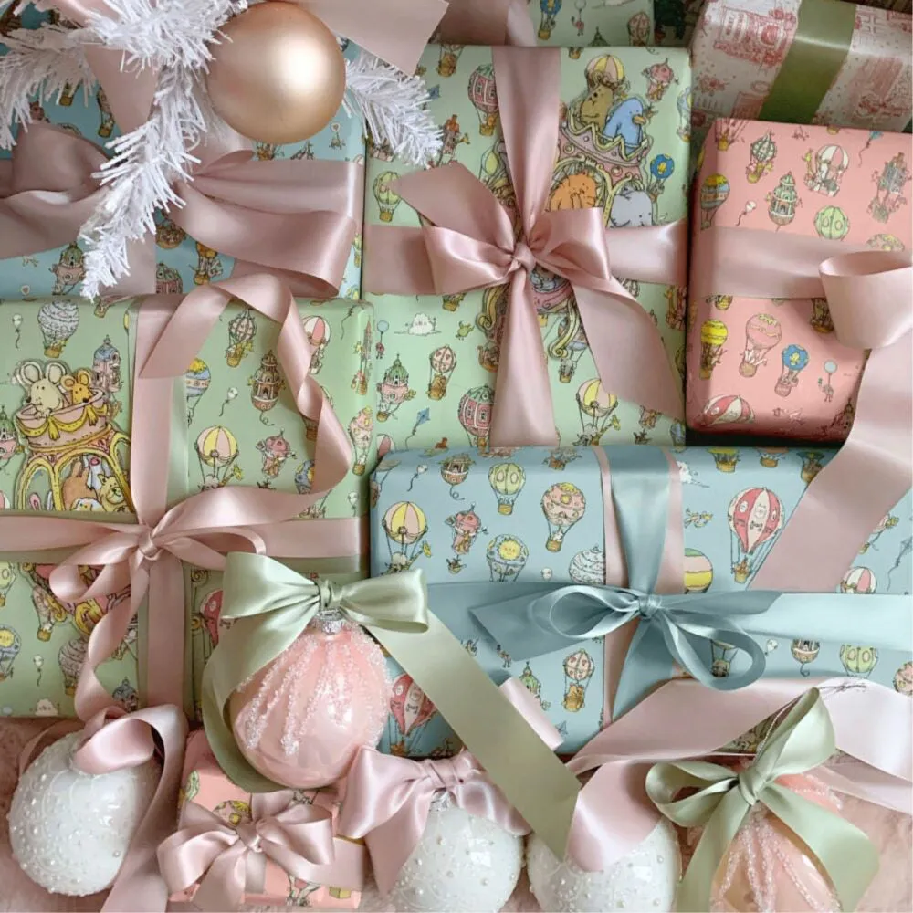 Atelier Choux Wrapping Paper Pink