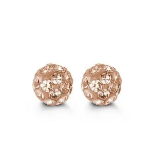 Baby CZ Ball Stud Earrings