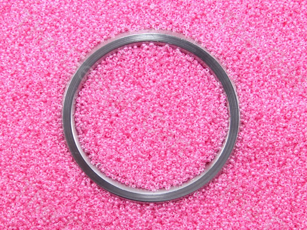 Baby Pink Lustre Preciosa Round Seed Beads