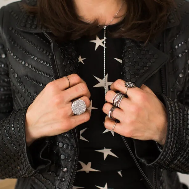 Baguette Orbit Ring