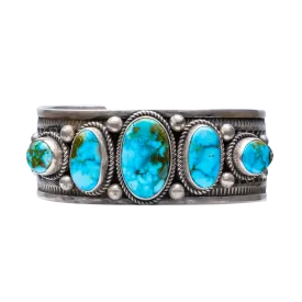 Birdseye Kingman Turquoise Cuff | Albert Jake