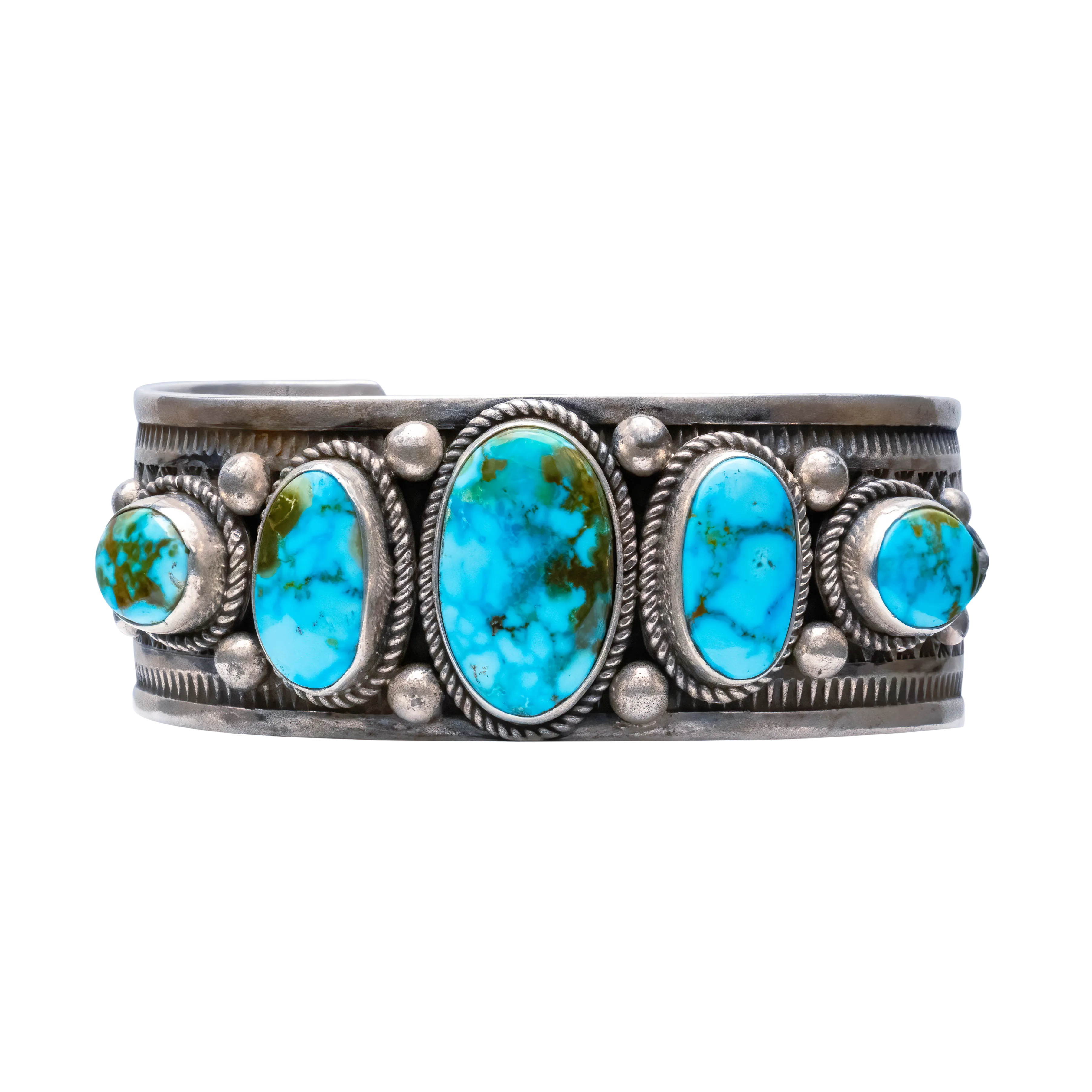 Birdseye Kingman Turquoise Cuff | Albert Jake