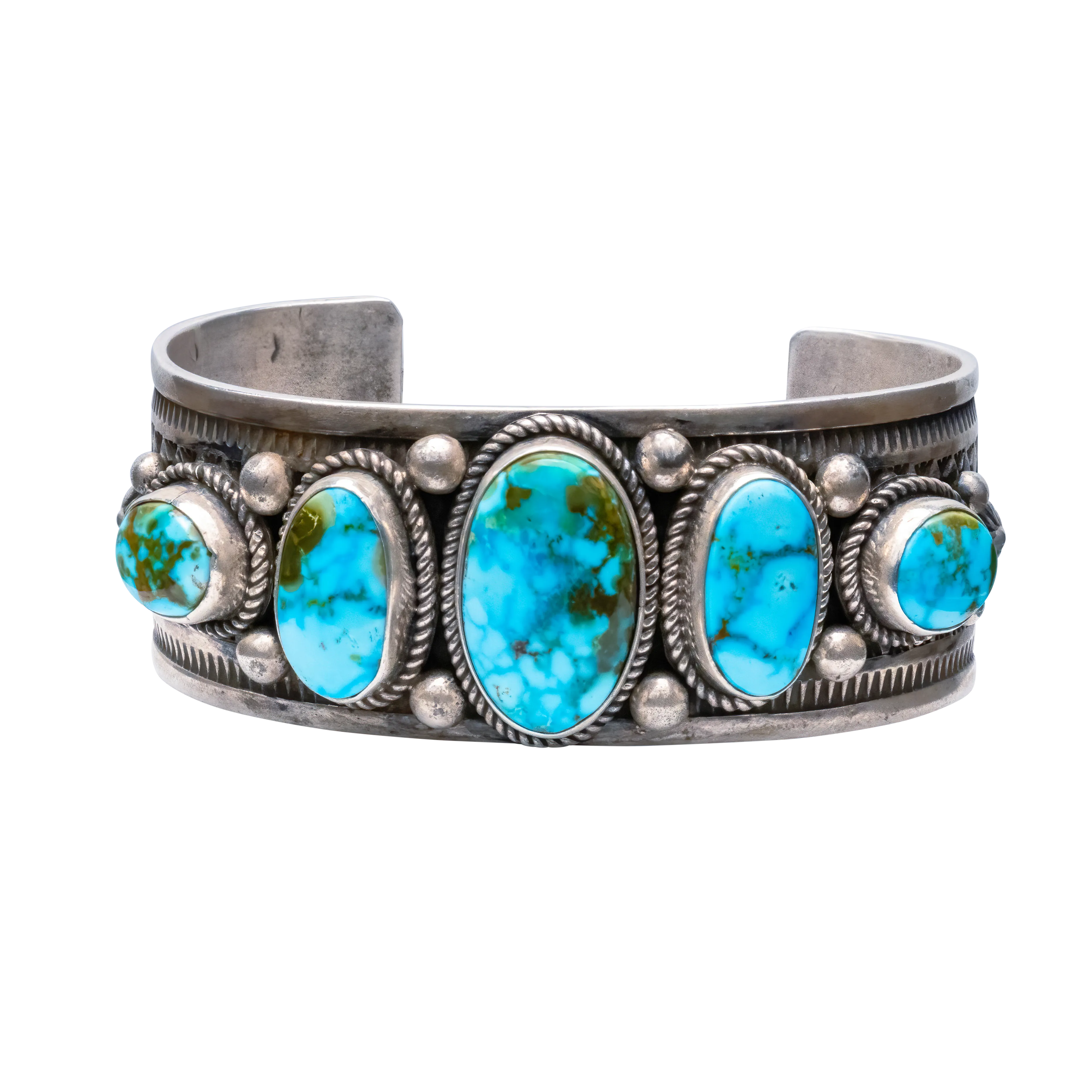 Birdseye Kingman Turquoise Cuff | Albert Jake