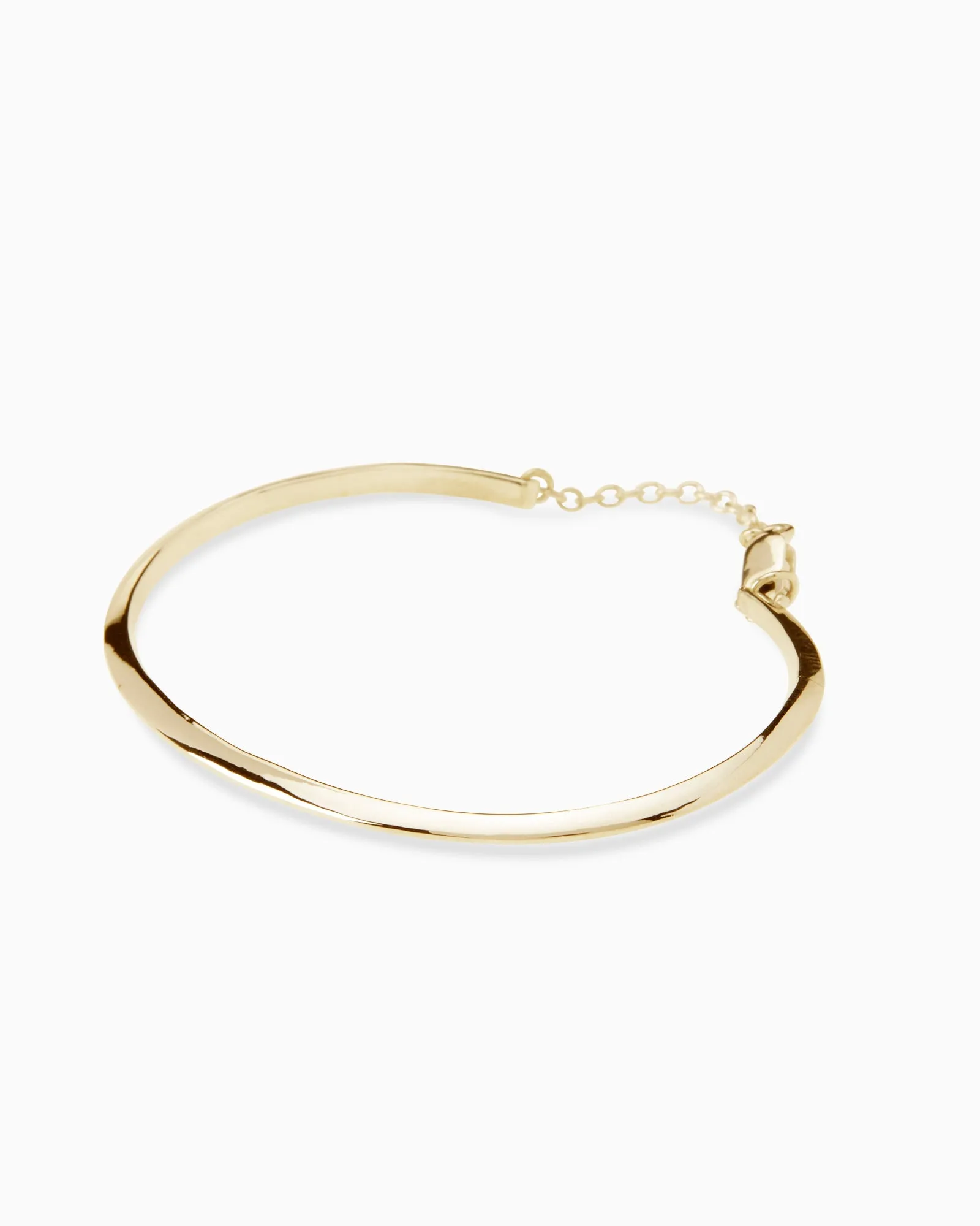 Birthflower Cuff | Solid Gold