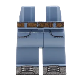 Blue Grey Jeans - Custom Printed Minifigure Legs