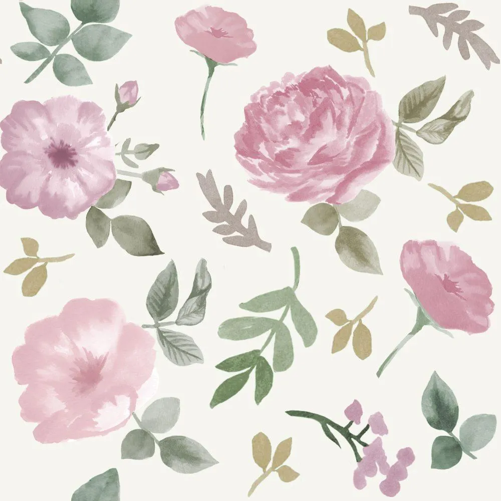 Boho Flowers Wallpaper - Stil Haven