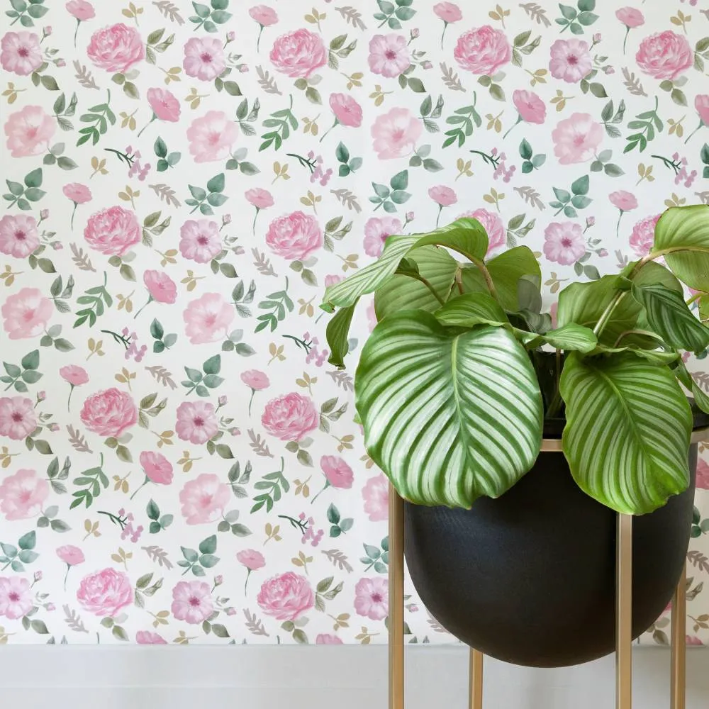 Boho Flowers Wallpaper - Stil Haven