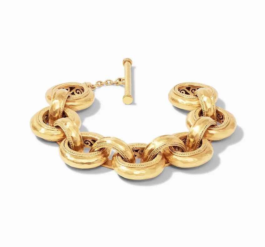 Cannes Gold Link Bracelet | Julie Vos