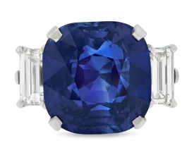 Ceylon Sapphire Ring, 20.26 Carats