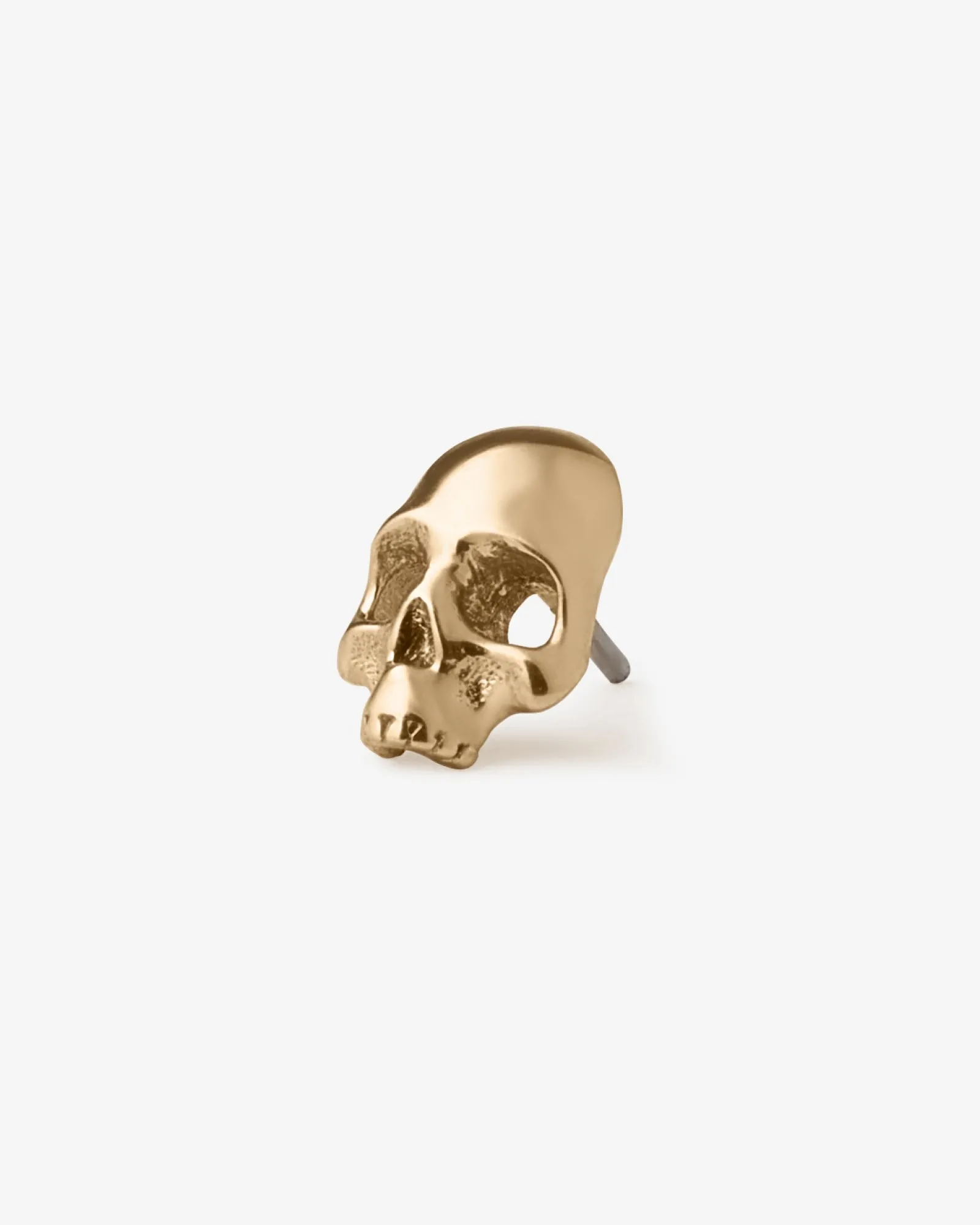 Cranium Threadless End (14K Gold)