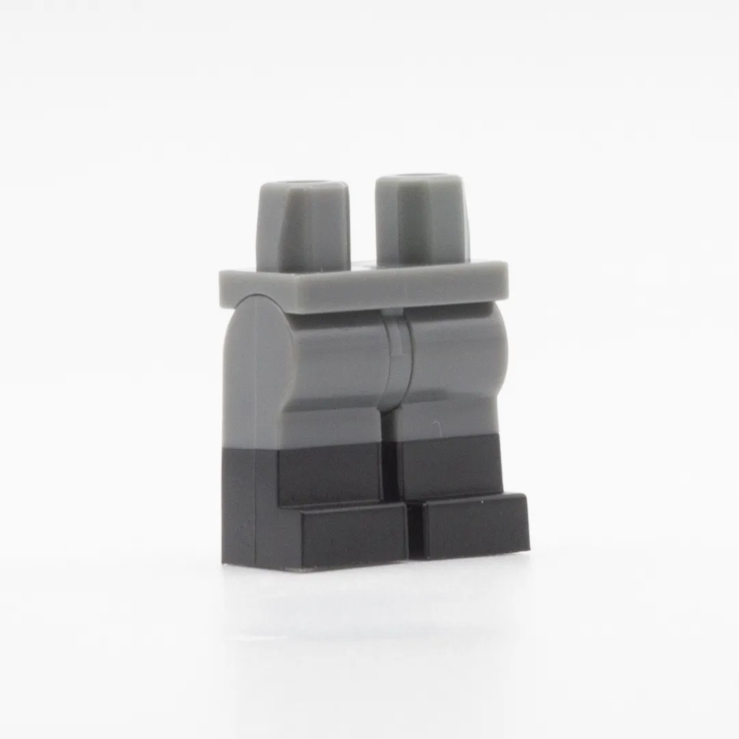 Dark Grey and Black LEGO Legs - LEGO Minifigure Legs