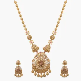 Dhanya Antique Temple Necklace Set