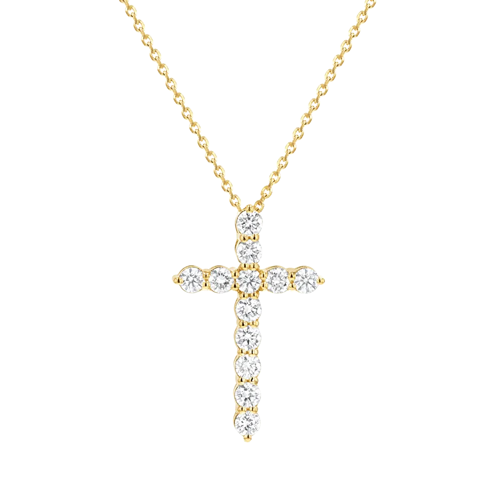 Diamond Cross Necklace