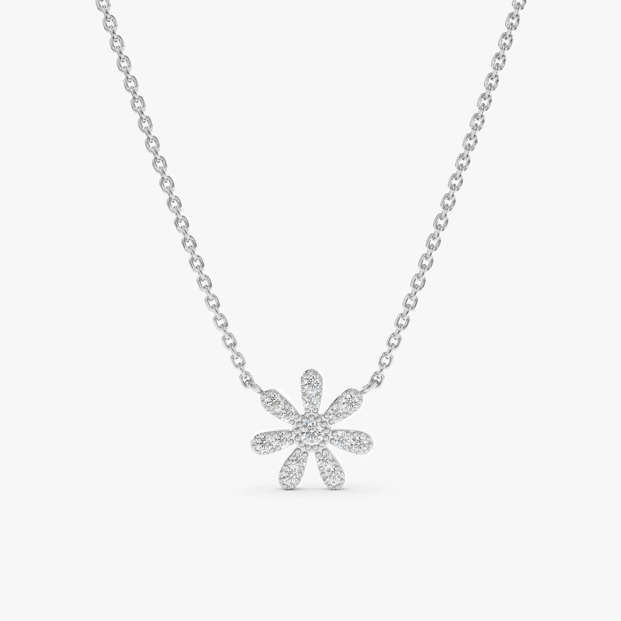 Diamond Daisy Necklace, Daisy