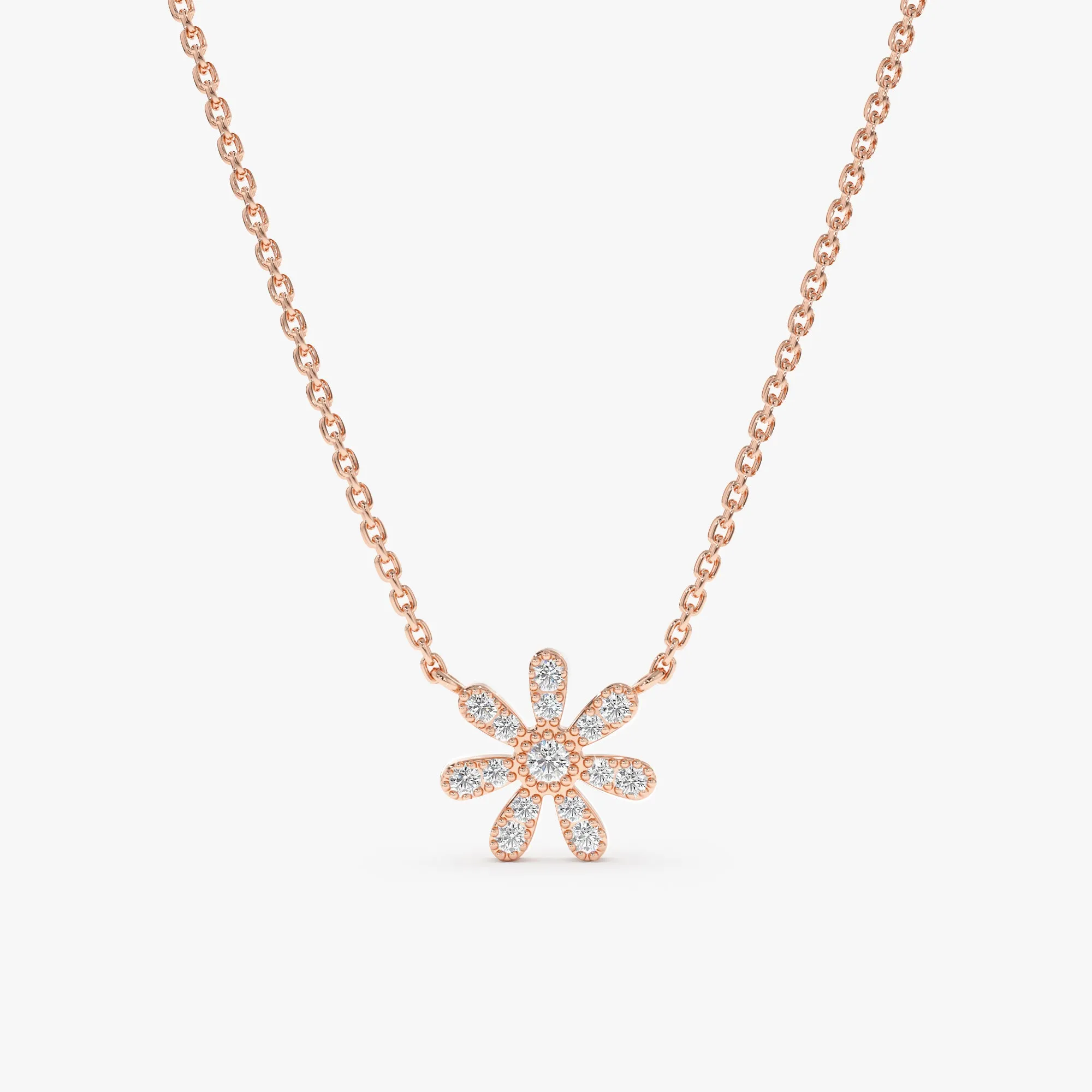 Diamond Daisy Necklace, Daisy