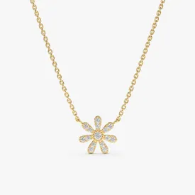 Diamond Daisy Necklace, Daisy