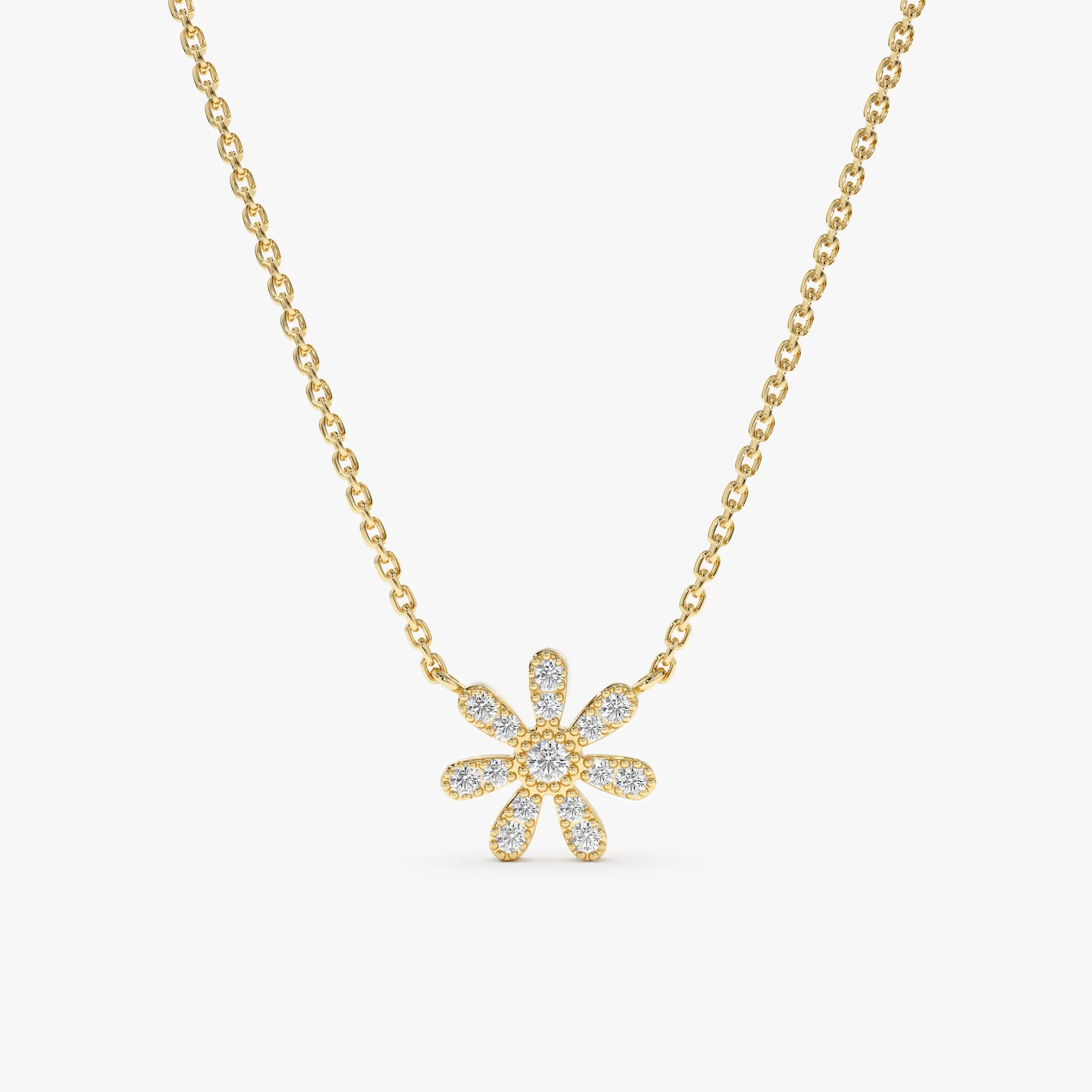 Diamond Daisy Necklace, Daisy