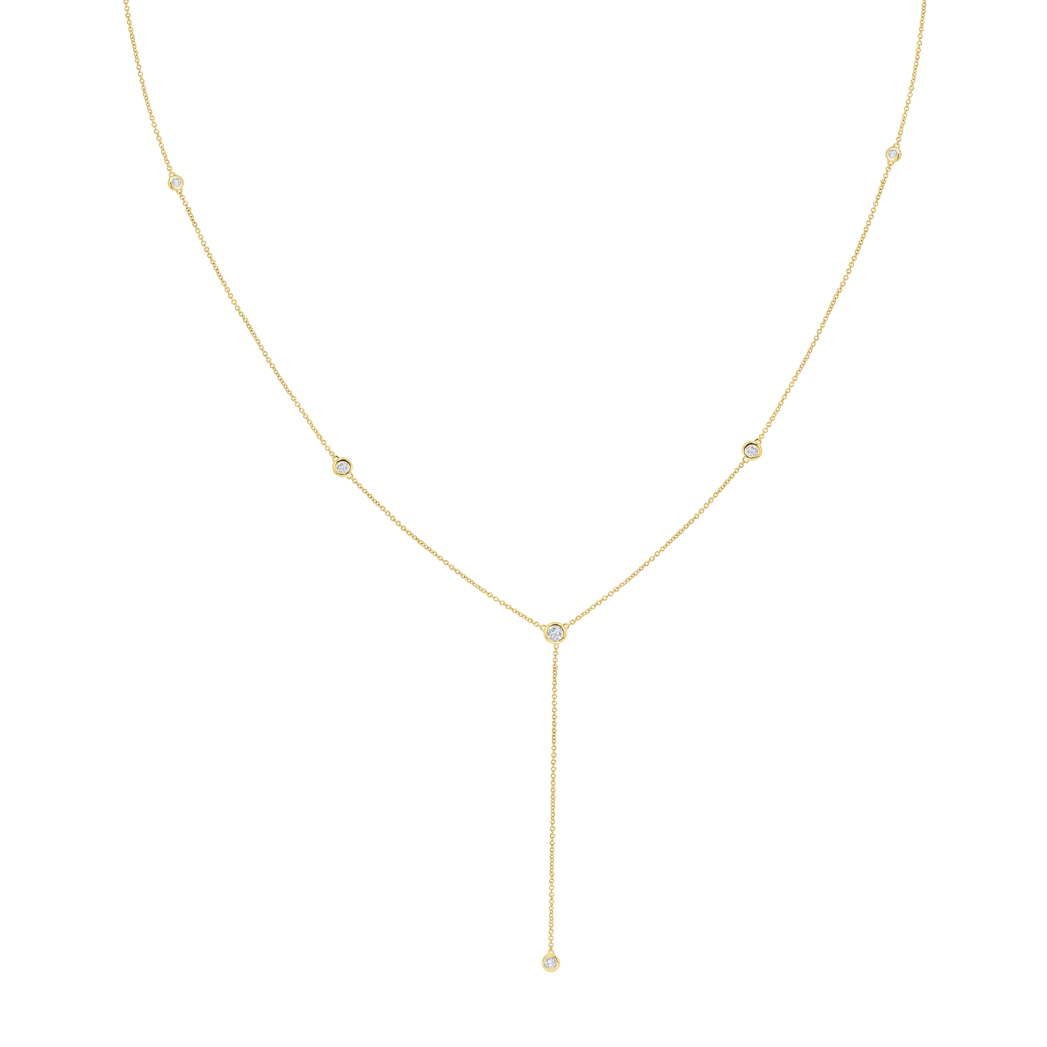 Diamond Lariat Necklace