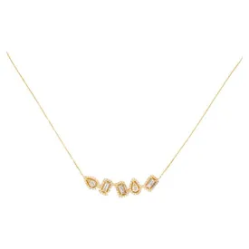 Diamond Pivoting Necklace